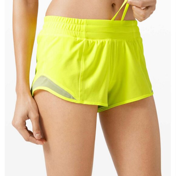 Lululemon Hotty Hot Short Highlight Yellow 8 - Picture 3 of 8